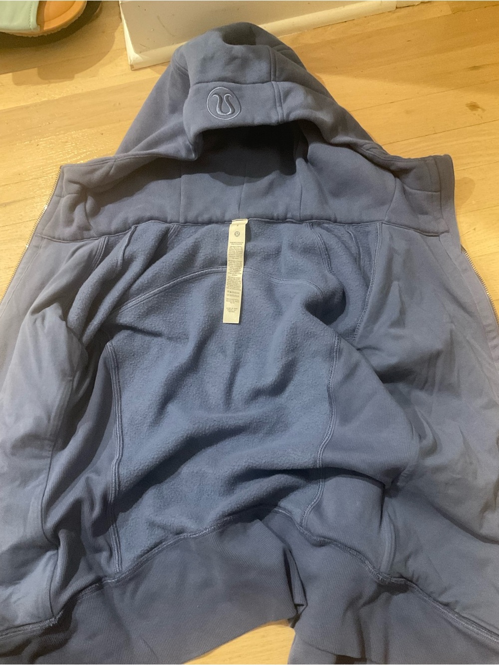 Lululemon Blue Scuba Hoodie Full Zip